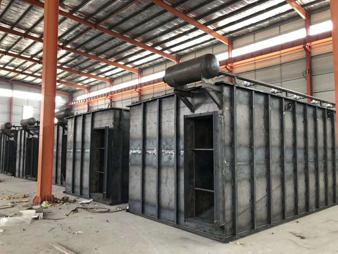 布袋除塵器制作現(xiàn)場 布袋除塵器制作現(xiàn)場